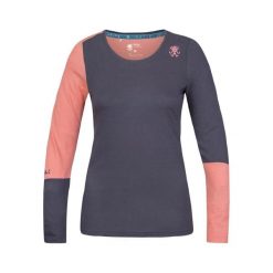 Damska koszulka z długim rękawem Rafiki Finale. Niebieskie bluzki RAFIKI, bez wzorów, sportowe, bez kołnierzyka, bez ramiączek. Za 262.00 zł.