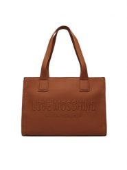 LOVE MOSCHINO Torebka JC4045PP1OLE0200 Brązowy. Brązowe torebki klasyczne Love Moschino, bez wzorów, ze skóry, bez dodatków. Za 939.99 zł.