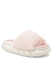 DeeZee Kapcie DE-24-01 Różowy. Czerwone obuwie domowe DeeZee, bez wzorów, z materiału, bez zapięcia. Za 79.99 zł.