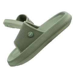 Klapki sportowe damskie CMP Ruby Slipper wygodne zielone. Zielone klapki CMP, bez wzorów, z syntetyku, bez obcasa. Za 85.00 zł.