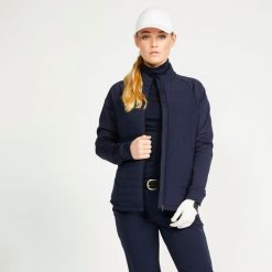 Kurtka do golfa damska Inesis CW500 ciepła. Niebieskie golfy INESIS, l, bez wzorów, z elastanu, bez ramiączek. Za 229.99 zł.