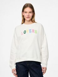 Pieces Bluza "Tove" w kolorze białym rozmiar: S. Białe bluzy Pieces, s, bez wzorów, bez kaptura. Za 88.02 zł.