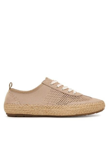 EMU Australia Espadryle Jaida W13274 Beżowy. Brązowe espadryle EMU Australia, bez wzorów, z materiału, bez obcasa, bez zapięcia. Za 288.99 zł.