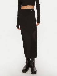 Patrizia Pepe Spódnica midi 8G0412 K195 K103 Czarny Slim Fit. Czarne spódnice Patrizia Pepe, bez wzorów, z syntetyku, midi. Za 529.99 zł.