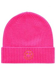 Zwillingsherz Kaszmirowa czapka beanie w kolorze różowym rozmiar: onesize. Różowe czapki Zwillingsherz, bez wzorów, z kaszmiru. Za 211.31 zł.