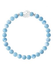 Pearline Bransoletka z akwamarynem rozmiar: onesize. Niebieskie bransoletki Pearline, z akwamarynem, srebrne. Za 260.99 zł.