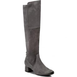 Kozaki JANA - 8-25505-29 Graphite 206. Szare kozaki JANA, z futra, bez obcasa, na obcasie, bez zapięcia. W wyprzedaży za 259.00 zł.