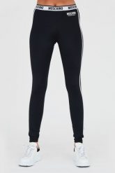 MOSCHINO Czarne damskie legginsy, Rozmiar S. Czarne legginsy MOSCHINO, s, bez wzorów. W wyprzedaży za 369.99 zł.