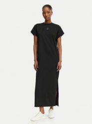HUGO Sukienka codzienna Nalle_B 50540389 Czarny Regular Fit. Czarne sukienki Hugo, na co dzień, xs, bez wzorów, z bawełny, bez kołnierzyka, bez ramiączek, proste. Za 399.99 zł.