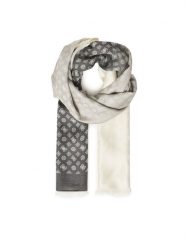 Guess Szal AW5337 VIS03 Szary. Szare rękawiczki Guess, z aplikacjami, z materiału. Za 269.99 zł.