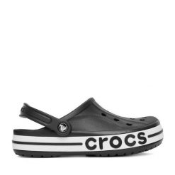 Klapki Crocs. Czarne klapki Crocs, bez wzorów, bez obcasa. Za 229.99 zł.