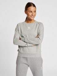 Bluza damska Hummel Icons. Szare bluzy Hummel, s, bez wzorów, z bawełny, bez kaptura. Za 147.75 zł.