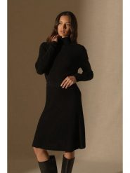 Perfect Cashmere Kaszmirowa spódnica "Shaw" w kolorze czarnym rozmiar: M. Czarne spódnice Perfect Cashmere, na co dzień, m, bez wzorów, z kaszmiru, midi, proste. Za 295.86 zł.