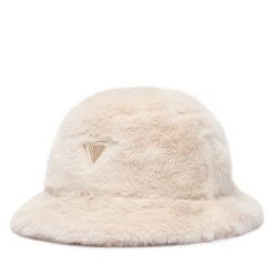 Czapka Guess. Brązowe czapki Guess, z aplikacjami. Za 154.99 zł.