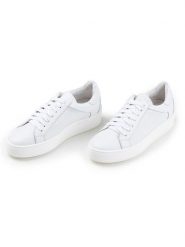 Anna Morellini Skórzane sneakersy "Eugella" w kolorze białym rozmiar: 38. Białe trampki Anna Morellini, bez wzorów, bez zapięcia. Za 325.03 zł.