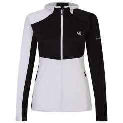 Bluza turystyczna damska Dare 2B Convey II. Białe bluzy Dare 2b, na zimę, bez wzorów, z elastanu, z kapturem. Za 92.65 zł.
