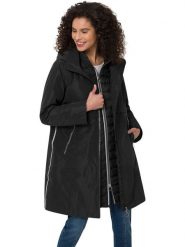 Heine Kurtka przejściowa 3in1 w kolorze czarnym rozmiar: 38. Czarne kurtki Heine, bez wzorów, bez kaptura. Za 173.99 zł.