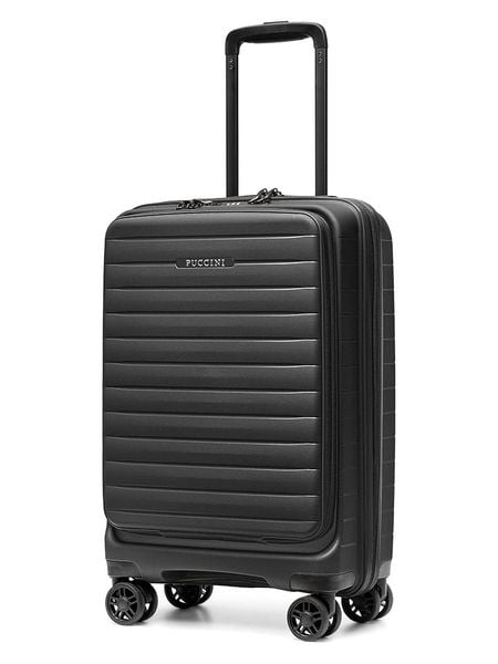 Puccini Walizka "Seoul" w kolorze czarnym - 36 x 56 x 21 cm rozmiar: onesize. Czarne walizki Puccini, bez wzorów. Za 271.03 zł.