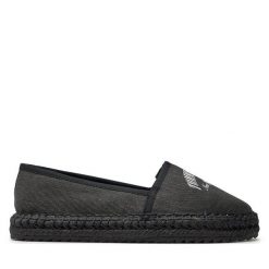 Espadryle Tommy Jeans. Czarne espadryle Tommy Jeans, bez wzorów, z jeansu, bez obcasa, bez zapięcia. Za 169.99 zł.