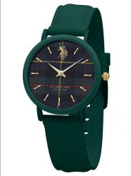 U.S. Polo Assn. Zegarek kwarcowy w kolorze zielono-granatowym rozmiar: onesize. Zielone, analogowe zegarki U.S. Polo Assn., sztuczne. Za 130.50 zł.