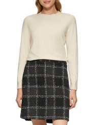 S.Oliver Sweter w kolorze kremowym rozmiar: 44. Brązowe swetry S.Oliver, s, bez wzorów, bez ramiączek. Za 78.99 zł.