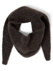 Samsøe Samsøe szalik z dzianiny z zawartością alpaki i merynosów - Sanor Kobiety Wełna merino brązowy, ONE SIZE. Brązowe szaliki Samsøe & Samsøe, bez wzorów, z dzianiny. Za 199.95 zł.