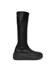 Vic Matié Kozaki 1H4108D F04W020101 Czarny. Czarne kozaki Vic Matié, ze skóry, bez obcasa, na koturnie, bez zapięcia. Za 1,799.00 zł.