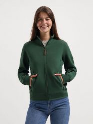 TRAVELIN' Bluza "Olia" w kolorze zielonym rozmiar: XL. Zielone bluzy Travelin', xl, bez wzorów, bez kaptura. Za 183.15 zł.