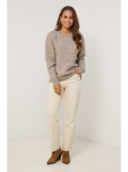 Soft Cashmere Sweter w kolorze szarobrązowym rozmiar: 40/42. Brązowe swetry Soft Cashmere, bez wzorów, z kaszmiru, bez ramiączek. Za 126.45 zł.