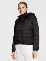 Tommy Jeans Kurtka przejściowa Quilted Tape DW0DW15168 Czarny Regular Fit. Czarne kurtki Tommy Jeans, xxs, bez wzorów, z jeansu, bez kaptura. Za 699.99 zł.