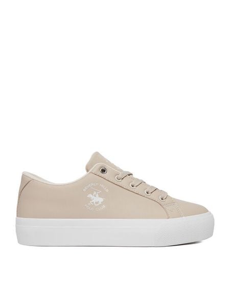 Beverly Hills Polo Club Tenisówki CEO-BHPC040W Beżowy. Brązowe trampki Beverly Hills Polo Club, bez wzorów, ze skóry, bez zapięcia. Za 179.99 zł.