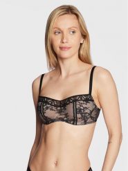 Passionata Biustonosz balkonetka P49J10 Czarny. Czarne biustonosze Passionata, bez wzorów, z syntetyku. Za 139.99 zł.