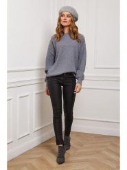 Joséfine Sweter "Burny" w kolorze szarym rozmiar: XL. Szare swetry Joséfine, xl, bez wzorów, z kaszmiru, bez ramiączek. Za 173.99 zł.