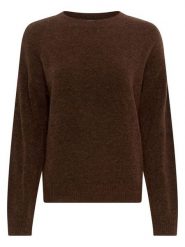 MOSS COPENHAGEN Sweter "Festina" w kolorze brązowym rozmiar: XS/S. Brązowe swetry Moss Copenhagen, s, bez wzorów, bez ramiączek. Za 165.99 zł.