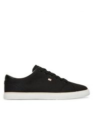 Tommy Hilfiger Tenisówki Th Low Profile Vulc Canvas FW0FW09102 Czarny. Czarne trampki TOMMY HILFIGER, bez wzorów, z materiału, bez zapięcia. Za 259.99 zł.