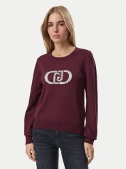 Liu Jo Sweter TF6261 MS63L Bordowy Regular Fit. Czerwone swetry Liu Jo, l, bez wzorów, z syntetyku, bez ramiączek. Za 649.99 zł.