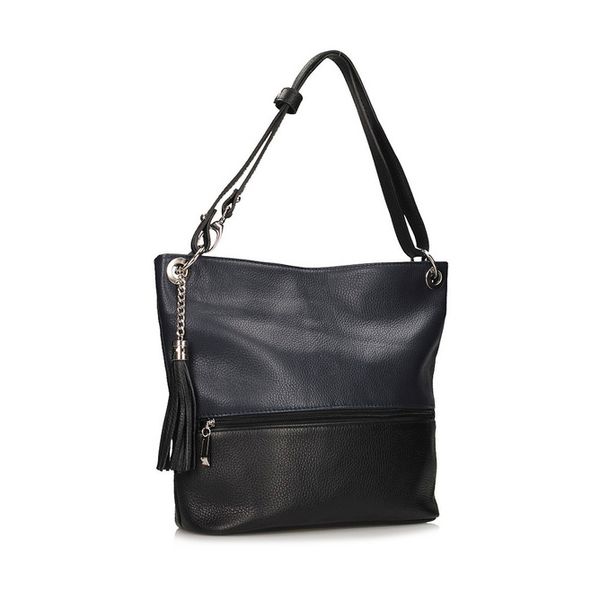 TOSCANIO 1109 granat D26 czarny, torebka damska. Niebieskie torebki klasyczne Toscanio, bez wzorów, ze skóry, bez dodatków. Za 191.92 zł.