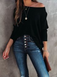 LA Angels Bluzka w kolorze czarnym rozmiar: M. Czarne bluzki LA Angels, m, bez wzorów, bez kołnierzyka, bez ramiączek. Za 126.99 zł.