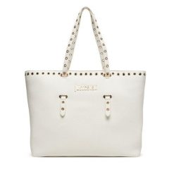 Torebka Just Cavalli. Białe shopper Just Cavalli, bez wzorów, bez dodatków. Za 769.99 zł.