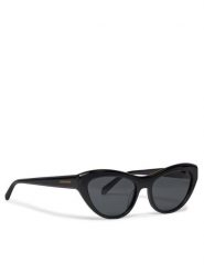Salvatore Ferragamo Okulary przeciwsłoneczne SF1103S 001 Czarny. Czarne okulary przeciwsłoneczne Salvatore Ferragamo, bez wzorów, z tworzywa sztucznego. Za 819.99 zł.