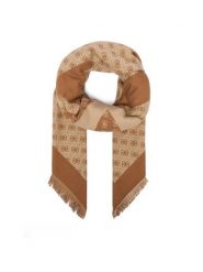 Guess Chusta AW5657 POL03 Beżowy. Brązowe rękawiczki Guess, z aplikacjami, z poliesteru. Za 194.99 zł.