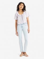 Levi's Dżinsy "712" - Slim fit - w kolorze błękitnym rozmiar: W32/L32. Białe jeansy Levi's®, l, z aplikacjami. Za 211.31 zł.