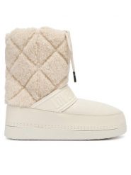 LOVE MOSCHINO Śniegowce JA24422G0NISJ12B Écru. Trapery i śniegowce Love Moschino, ze skóry. Za 859.99 zł.