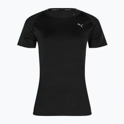 Koszulka do biegania damska PUMA Run Cloudspun. Czarne bluzki Puma, l, bez wzorów, sportowe, bez kołnierzyka, bez ramiączek. Za 159.99 zł.