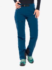 Spodnie softshell damskie Vaude Badile Pants II. Niebieskie spodnie narciarskie Vaude, m, bez wzorów, z poliamidu, trekkingowe. Za 566.49 zł.