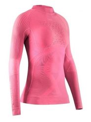 X-Bionic Zimowa koszulka sportowa w kolorze jasnoróżowym rozmiar: M. Różowe koszulki sportowe X BIONIC, bez wzorów, z materiału, bez ramiączek, outdoorowe. Za 327.45 zł.