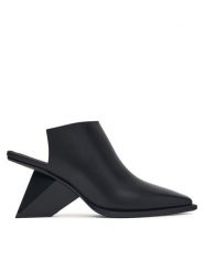 United Nude Klapki Rockit Mule III 110420116 Czarny. Czarne klapki United Nude, bez wzorów, ze skóry, bez obcasa. Za 1,339.00 zł.