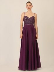 APART Sukienka w kolorze fioletowym rozmiar: 38. Różowe sukienki Apart, bez wzorów, bez kołnierzyka, bez ramiączek, maxi. Za 357.63 zł.