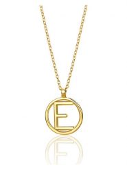 Diamant Exquis Złoty naszyjnik z zawieszką - dł. 42 cm rozmiar: onesize. Żółte naszyjniki Diamant Exquis, złote. Za 570.45 zł.