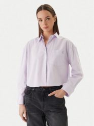 Calvin Klein Jeans Koszula LV047F104G Różowy Relaxed Fit. Czerwone koszule Calvin Klein Jeans, xl, bez wzorów, z bawełny, bez kołnierzyka, bez ramiączek. Za 369.99 zł.